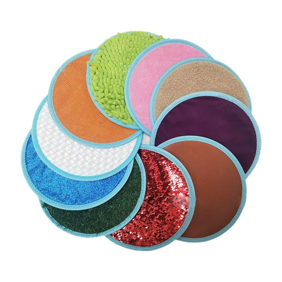 Siruishop Sensory Mats Portable Cute Tactile Game for Children for Boys Girls Children 10 pieces