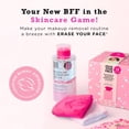 thumbnail image 2 of ERASE YOUR FACE Makeup Remover Cloths Box Set - Reusable Microfiber Face Towels to Cleanse &amp; Remove Makeup - Water Activated, Dual-Sided Design for Easy Use - Pink (10 Count), 2 of 7