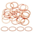 thumbnail image 1 of 75 Pack M34 Flat Washer Copper Washer Sealing Rings, 34mm ID 41mm OD 1.5mm Thick, 1 of 6