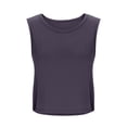 thumbnail image 7 of enyan Women's Basic Double Lined Scoop Neck Tank Tops Adjustable Tank Summer Sleeveless Tops Sleeveless Tops for Women,Dark Purple,XXL, 7 of 7
