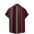 thumbnail image 4 of Vivianyo HD Short Sleeve Button Down Casual Tee for Men Summer Fashion Casual Men's Collar Printed Festival Shirt Top, 4 of 4