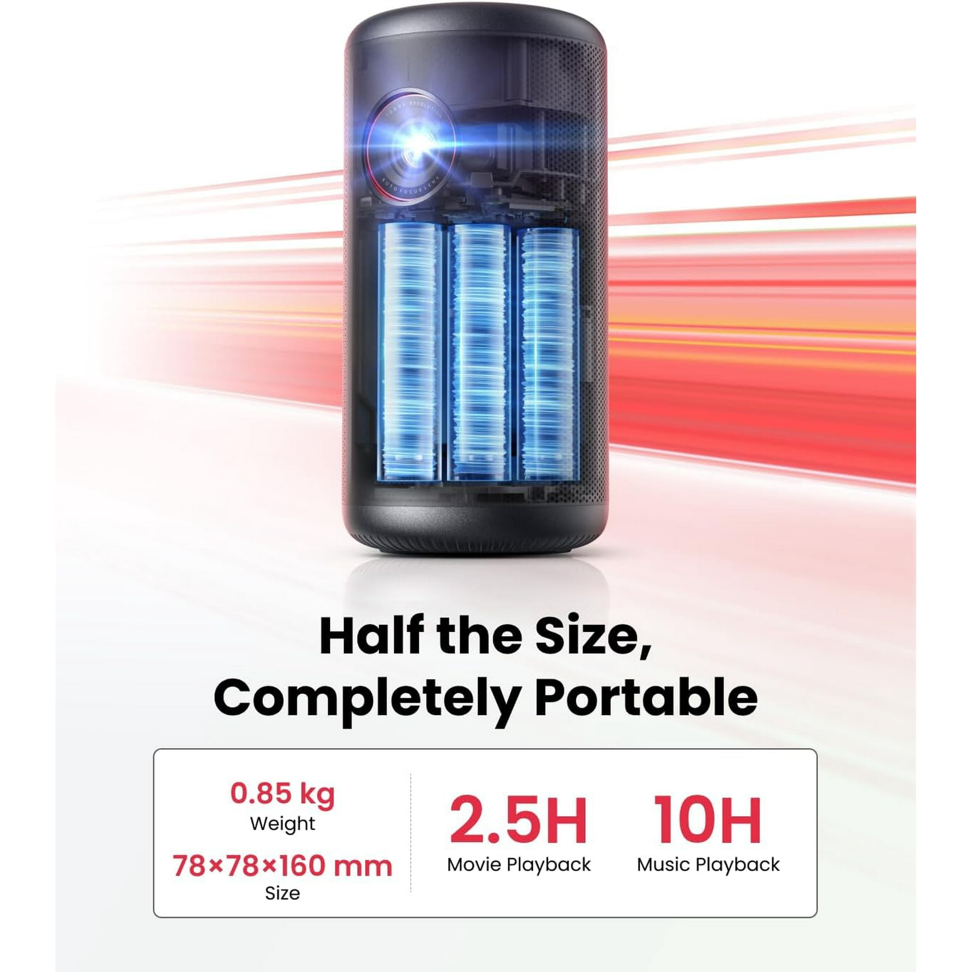 Anker Nebula Capsule Max in use