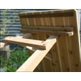 thumbnail image 3 of Red Cedar 27" Wide 10' Picnic Table with (4) 5' Backed Benches, 3 of 3