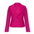 thumbnail image 6 of VEKDONE Cropped Blazer Women's Peplum Jacket Slim Fit Long Sleeve Lightweight Work Office Jackets Short Blazer Suit 2026 S,M,L,XL,XXL,XXXL, 6 of 6