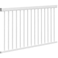 thumbnail image 2 of 42" x 72" Entourage Aluminum Straight Railing Section - White, 2 of 2