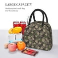 thumbnail image 5 of Daiia Camouflage maple Pattern Lunch Bag , Insulated Lunch Box, Small Leakproof Cooler Food Lunch Containers Reusable High Capacity Lunch Tote Bags-One Size, 5 of 6