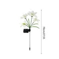 thumbnail image 3 of Binwennn Solar Flower Lights Outdoor Garden IP65 Villa Stake Lighting For Courtyard Patio And Path Flower Solar Lights Outdoor Garden Outdoor Lights for Porch Ceiling Mount Sunset Lamp Projector, 3 of 6