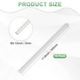 thumbnail image 3 of Uxcell 15-Pack Acrylic Round Rods, 11.81 x 0.12 Inch/ 300 x 3 mm Clear Acrylic Dowel Rods Sticks Plastic Sticks Strip for DIY Crafts Lighting Gardening Decorations, 3 of 7