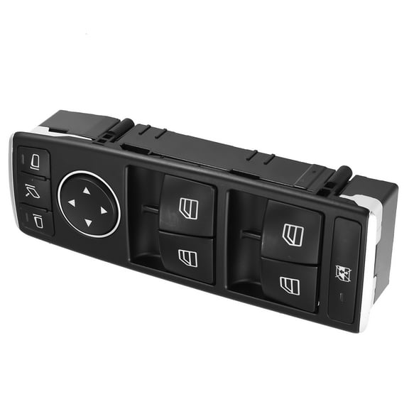 Unique Bargains 2128208310 Vehicle Master Power Window Switch Driver Side for Mercedes-Benz C200 C250 2010 2011 2012 2013 2014 Black