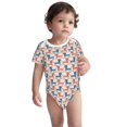 thumbnail image 3 of Daiia Cartoon Poodle Dog Printed Unisex-Baby Short Sleeve Onesies Bodysuits Baby Climbing Clothes Soft and Comfortable Romper with Expandable Shoulder Design-2 Years, 3 of 8