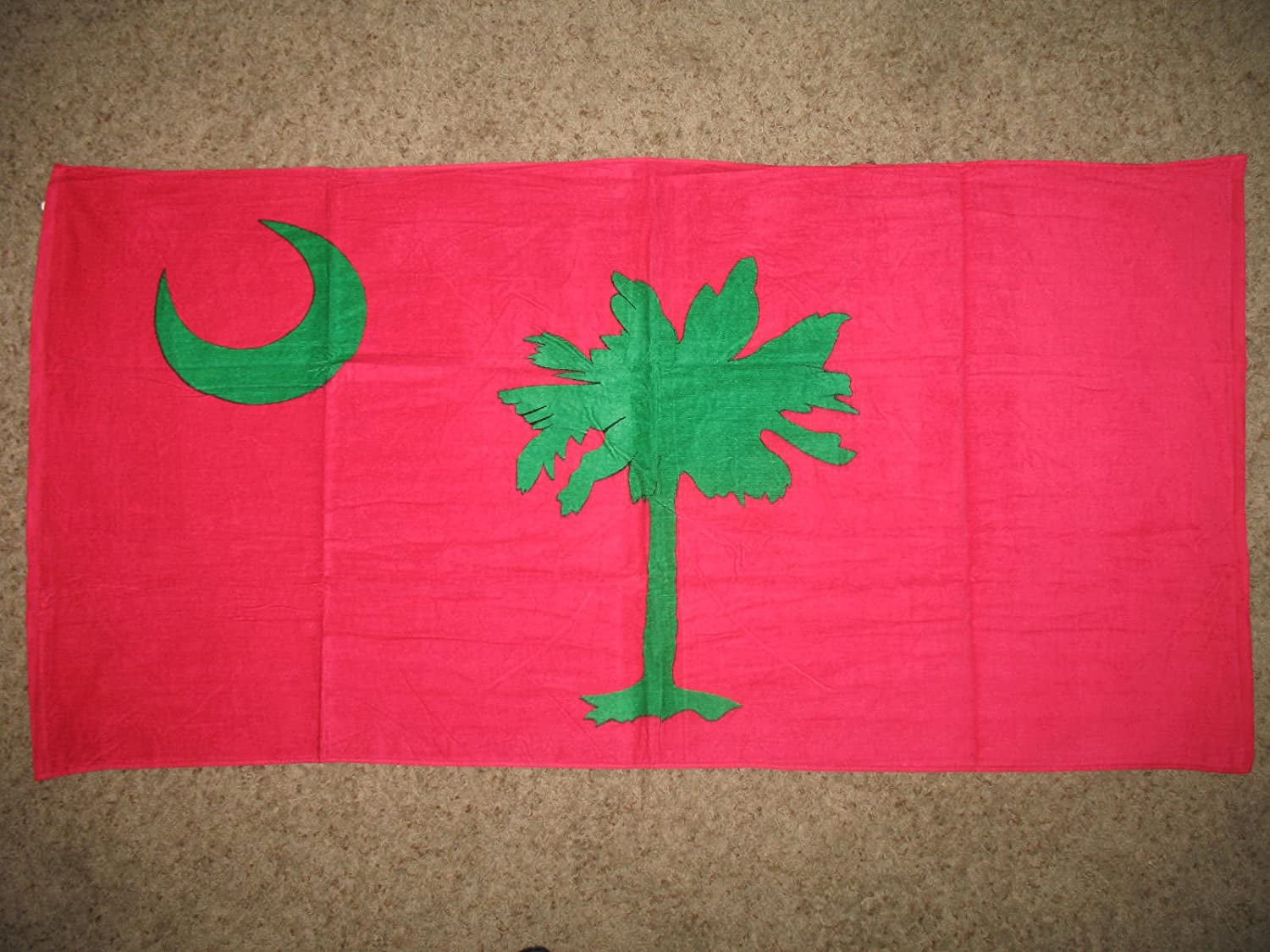 Cotton Twill Pink SC South Carolina 30 x 60 Beach Towel