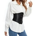 thumbnail image 6 of QIPOPIQ Clearance Women's Corset Belt Plus Size Halloween Costume Dress Bustier Top Gothic Shapewear Wide Elastic Belt, 6 of 9