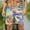 Multicolor(New)D1, variant on PNTUTB Men's Summer Fashion Print Elastic Waist Drawstring Loose Comfortable Casual Beach Swim Shorts with Pockets