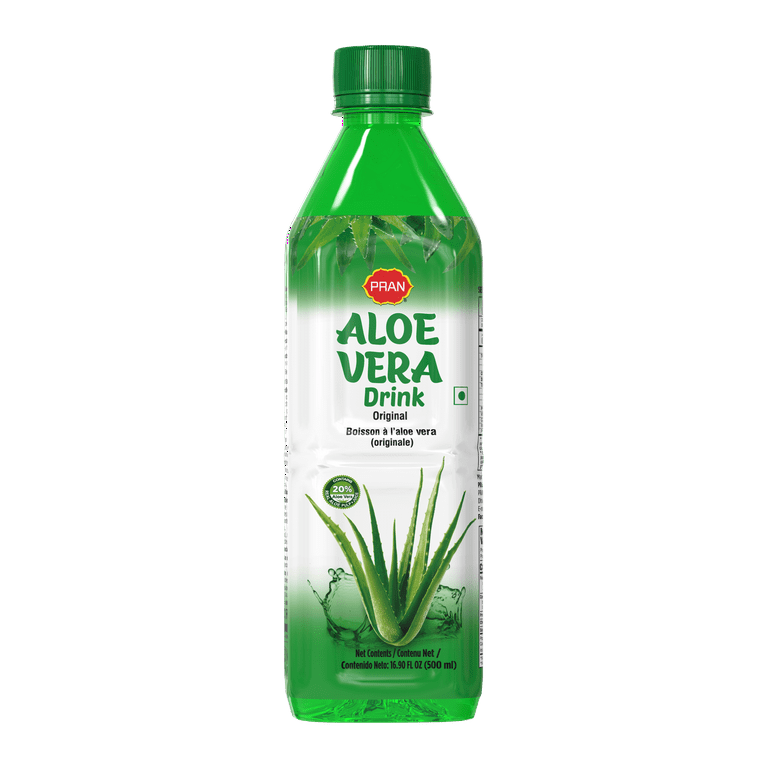 PRAN Aloe Vera Drink Original 500ml 5 Pack