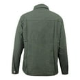 thumbnail image 3 of Fashion Womens Loose Solid Color Long Sleeve Denim Button Pocket Shirt Jacket, 3 of 4