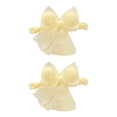 thumbnail image 2 of Productos para el cuidado del cabello, 2 lazos para el cabello para niñas pequeñas, lazos para el cabello con lazos para niñas pequeñas, lazos de pelo coloridos para bebés, adecuados para la cabeza de, 2 of 4