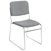 National Public Seating 8600 N Series Stacking Chair Gray by Overstock