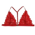 thumbnail image 7 of Penkiiy Women Lingerie Women's Fashion Comfortable Loose Lace Funny Underwear Casual Red Bras, 7 of 7