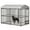 8*4*6FT, variant on Large Dog Kennel Outdoor, Heavy Duty Outside Dog Kennel Pet Pens Dogs Run Enclosure with Anti-UV Waterproof Cover, Lockable Door for Medium to Small Dog