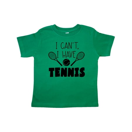 

Inktastic I Can t I Have Tennis Gift Toddler Boy or Toddler Girl T-Shirt
