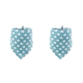 thumbnail image 4 of Methold Pet Slobber Bufanda Transpirable Punteado Triangular Ajustable Toalla Lavable Accesorios de Regalo para 25-45cm Cuello Azul Claro Azul claro 2piezas Methold CBP281026, 4 of 6