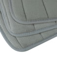 thumbnail image 6 of 3 Pcs Memory Foam Bath Mats Soft Absorbent Bathroom Rugs,Machine Washable Easy to Clean, Grey, 6 of 9