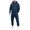 A-Navy, variant on NIEWTR Men's Spring And Autumn Sports And Leisure Hooded Long Sleeved Sweater Trousers Two Piece Set Slim Fit Suit Pants for Mens