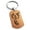 Rose, variant on Stainless Steel Menacing Hydra Engraved Dog Tag Keychain Keyring