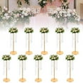 thumbnail image 2 of Flower Vases Candle Stand Table Centerpieces Candlestick For Wedding Decoration, 2 of 12