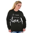 thumbnail image 4 of Cute Do What You Love Career Women Crewneck Sweatshirt Brisco Brands S, 4 of 5