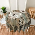 thumbnail image 6 of Rustic Daisy Tablecloth Round 60 Inch Vintage Sunflowers on Wooden Board Circular Table Cover Shabby Chic Flower Barnwood Table Cloth Washable for Dining Kitchen Parties Cabin Farmhouse Decor, 6 of 6