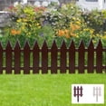 thumbnail image 1 of SSZMDLB 2Pcs Garden Fence, Plastic Courtyard Fence European Style Outdoor Decorative Border, Small Fence for Lawns, Flower Beds and Landscape Edging, Decorative Garden Border, 1 of 9