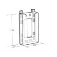 thumbnail image 2 of Hanging Trifold Brochure Holder. Inside Dimension: 4.375"W, 10-Pack, 2 of 3