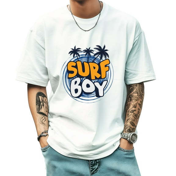 Graphic Tees for Men Summer New Print Casual Tee Fashion Trend Sports Shirt Select