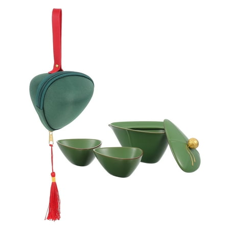 

Tinksky 1 Set of Decorative Tea Set Wear-resistant Tea Kettle Portable Ceramic Teapot Tea Accessory