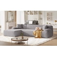 thumbnail image 4 of Miekor Furniture Modern Large L-Shape Modular Sectional Sofa for Living Room, Bedroom, Salon, 2 Piece Free Combination, Simplified Style 56AAE, 4 of 9