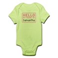 thumbnail image 1 of CafePress - Hello My Name Is: Samantha - Infant Bodysuit - Baby Light Bodysuit, 1 of 1