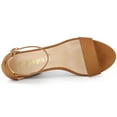 thumbnail image 4 of BLISSFUL STEP Women's Open Toe Platform Ankle Strap Chunky Heel Sandals, 4 of 6
