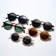 thumbnail image 3 of Gafas de sol redondas retro de montura pequeña para hombres y mujeres, gafas de moda para fotos callejeras, gafas Prince, gafas de sol punk, 3 of 6