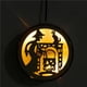 thumbnail image 4 of Luz Hueca De Madera Para Halloween Con Patrón De Bruja, Decoración Colgante Led Redonda De Halloween Para Ventana, Cerca De Árbol, Puerta, Escritorio De Oficina Advancent HA027580-01, 4 of 7