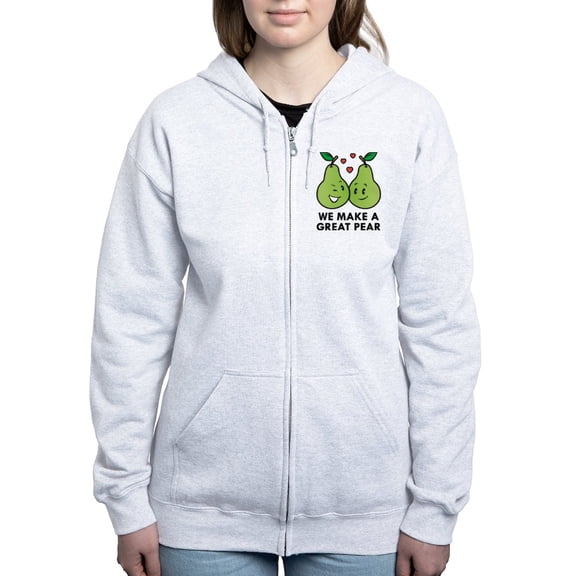 CafePress - We Make A Great Pear - Women's Zip Hoodie