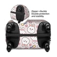 thumbnail image 2 of Fuzoiu Cute Rabbit Print Suitcase Cover,Washable Luggage Covers for Suitcase,Elastic Luggage Protector Cover,Scratch Resistant Travel Suitcase Covers-Medium, 2 of 7