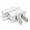 White, variant on Christmas Designers Male Vampire Plug, Slide-On Gilbert Plug for 18/2 SPT-1 Zip Cord, Green, 5 Pack