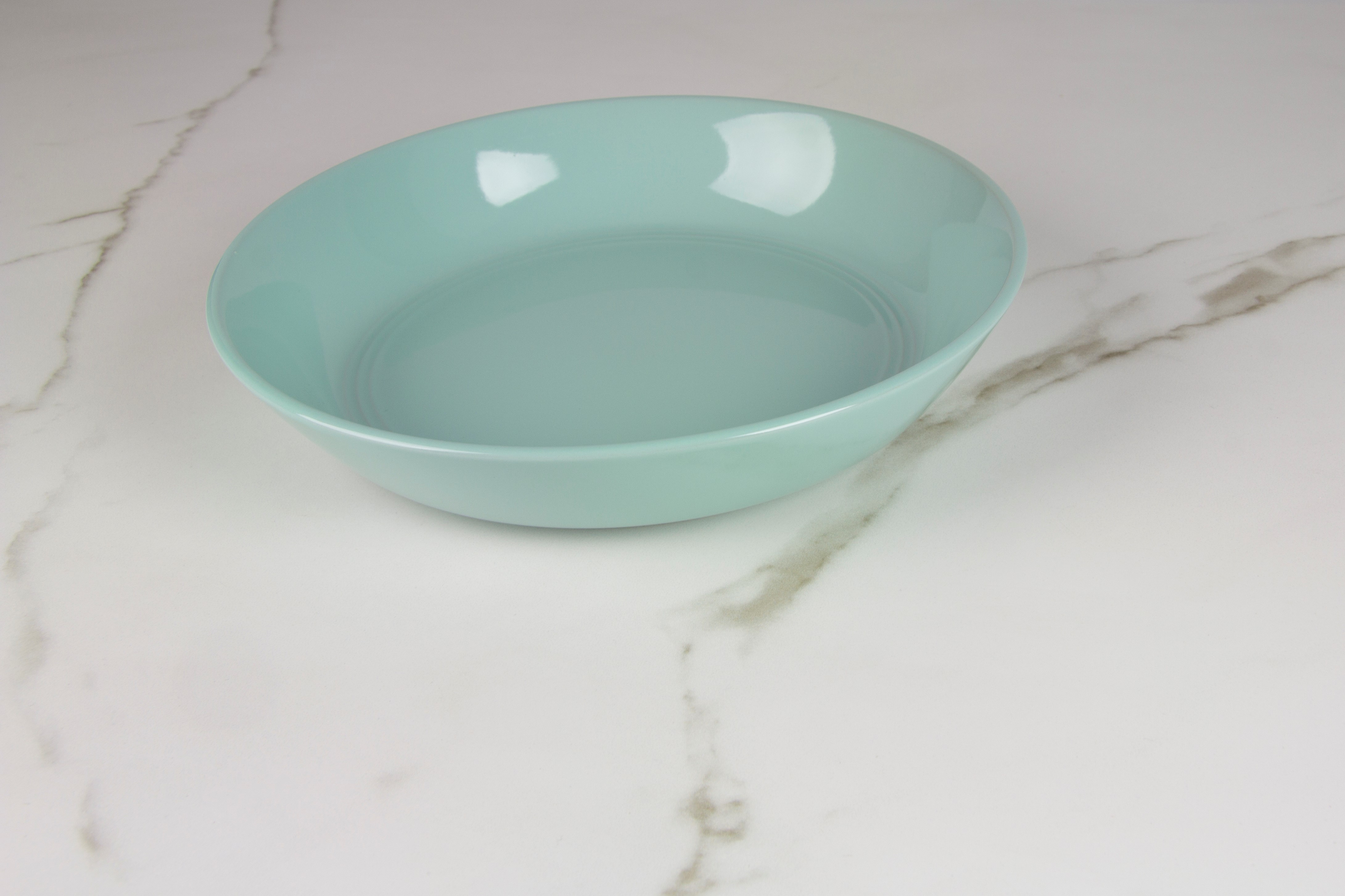 10 Strawberry Street Double Line 9.5"/36 oz Round Dinner Bowl, Set of 2, Seafoam