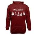 thumbnail image 5 of EchfiProm Mens Hoodies with Pockets Red Merry Christmas Graphic Holiday Xmas Hooded Sweatshirt for Men Pullover XL, 5 of 5