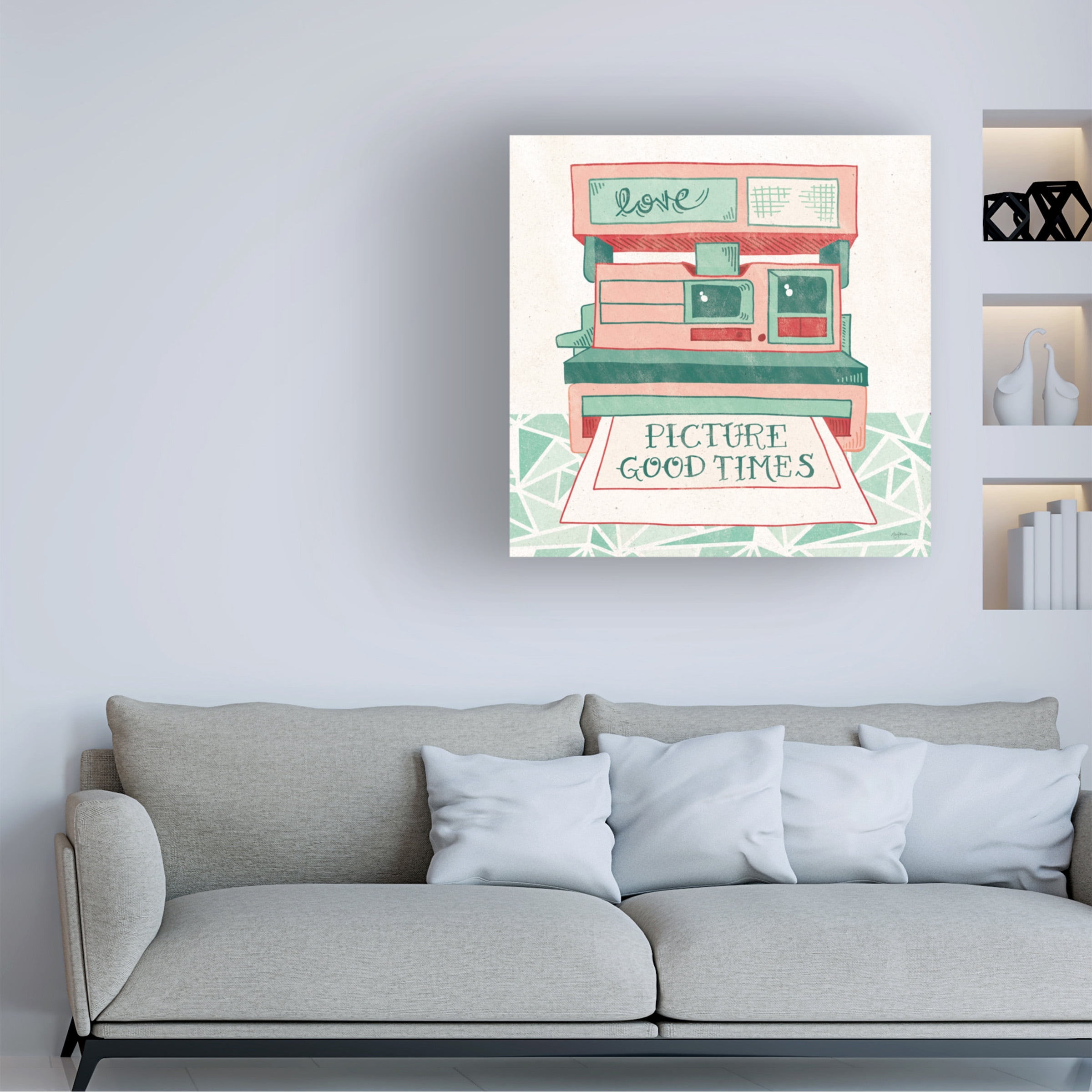 Mary Urban 'Retro Polaroid' Canvas Art
