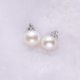 thumbnail image 3 of Boucles D'oreilles Perle En Argent Fin 925 Et Zircon Boucles Doreilles Clous Pour Mariage Fianailles Parfait Cadeau Danniversaire Fte Des Mrs Saint-v, 3 of 4