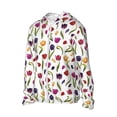 thumbnail image 2 of Fotbe Tulips Flowers Men's Women's UPF 50+ Sun Protection Jacket Hooded Cooling Shirt with Pockets Hiking Outdoor Performance-Small, 2 of 9