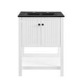 thumbnail image 3 of Modway Steam 24" Bathroom Vanity in White Black, 3 of 9