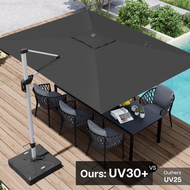 9 ft patio umbrella sale Amazon.com : Clihome 9ft Patio Umbrella with Fringe with Base Beach Umbrella  Fringe Umbrella Boho Umbrella with Tilt Function Outdoor Market Umbrella  Ideal for Garden, Lawn, Deck, Seaside : Patio, Lawn &